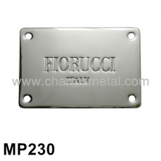 MP230 - "FIORUCCI" Metal Plate